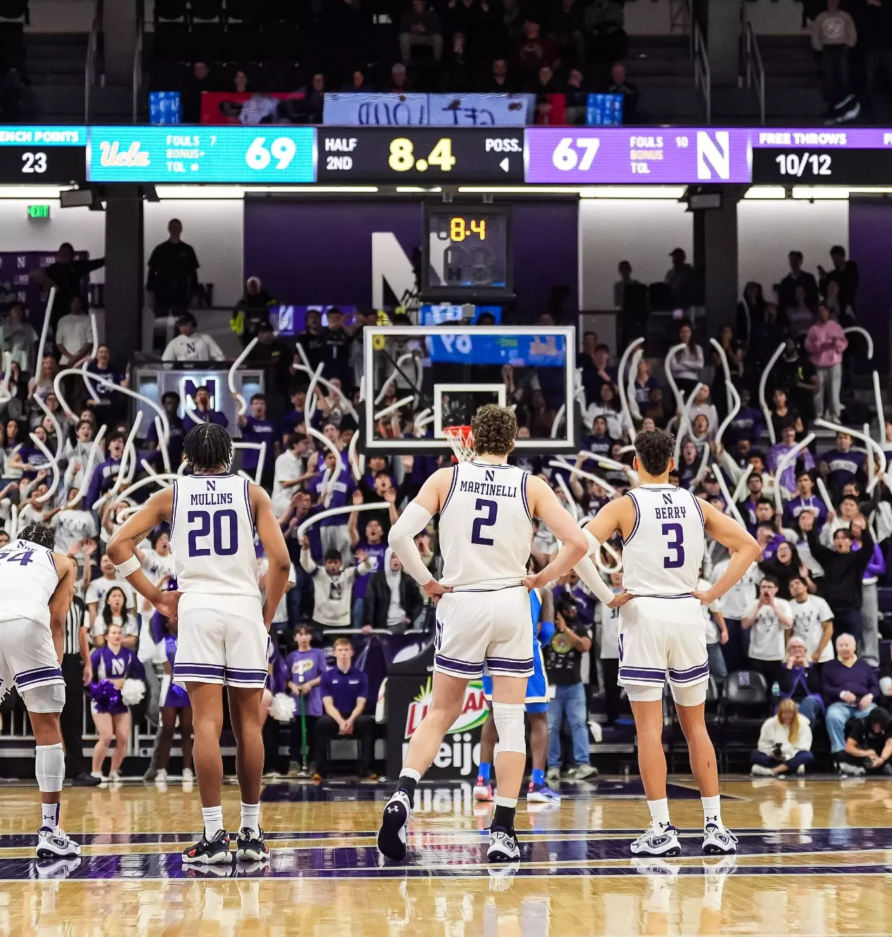 Northwestern men’s basketball was just too short of victory on Senior Night against UCLA