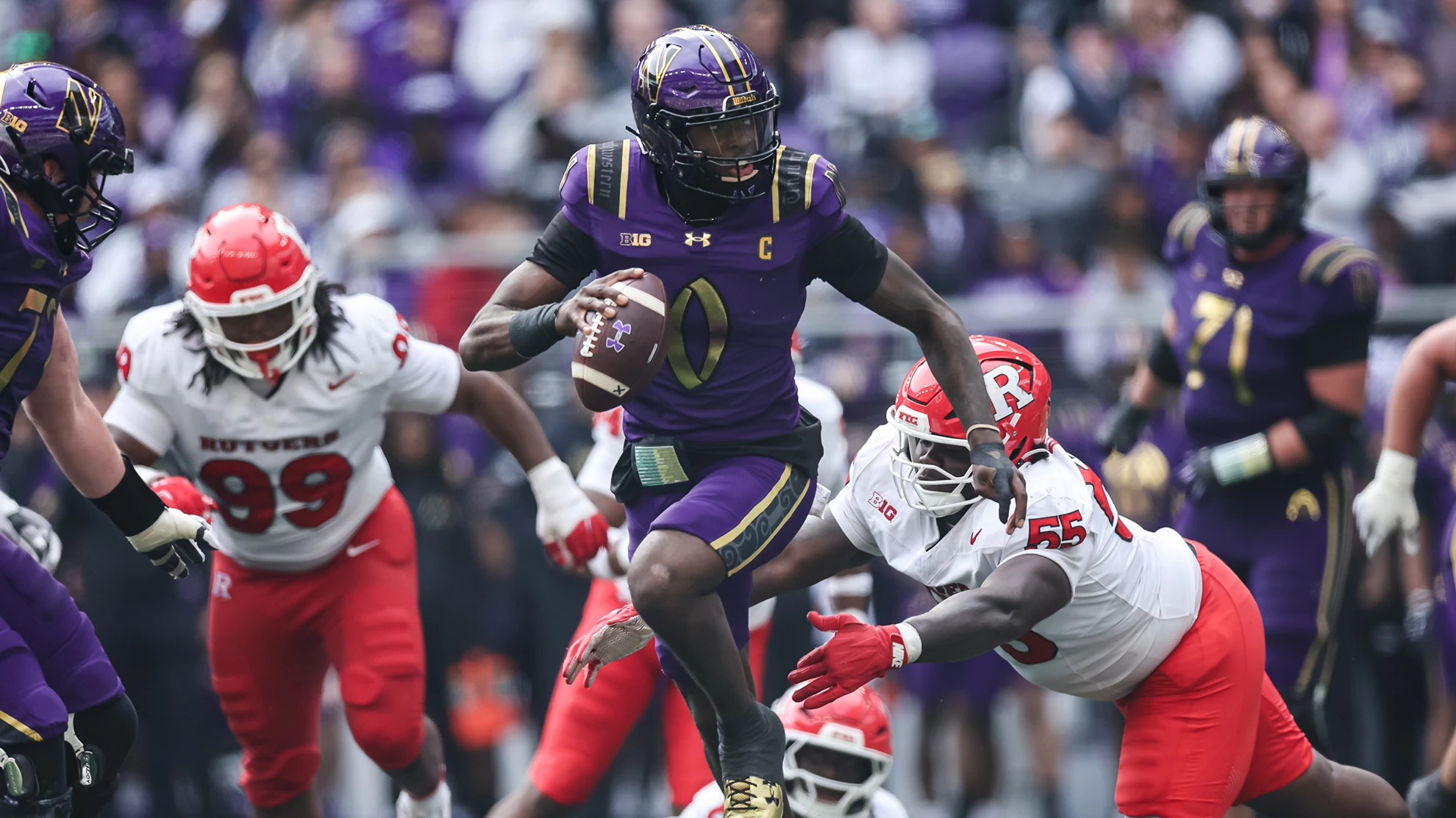 No. 24 Northwestern takes down Rutgers, remains undefeated at home